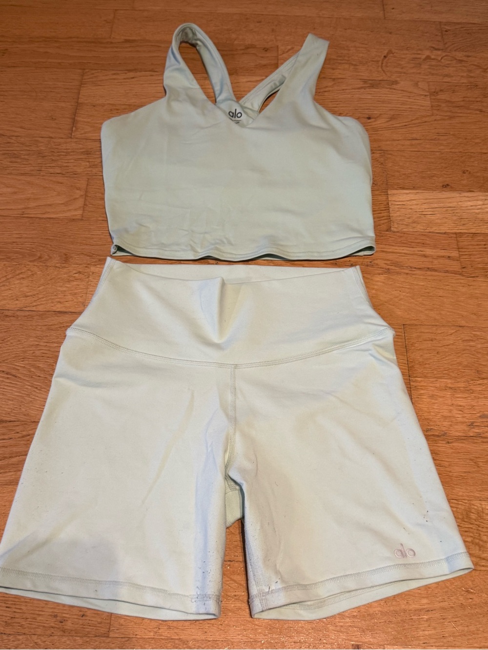 ALO Yoga Set Mint Green